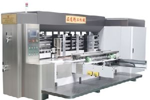 Lead Edge Feeder Flexo Printer Slotter Die Cutter Machine