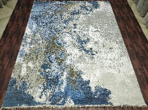 Earthern Tone Modern Art Carpet