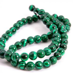 Malachite Gemstone Beads String