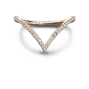 Ladies Certified Gold Diamond Ring