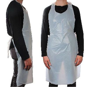 disposables white plastic apron