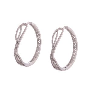 Cubic Zirconia Hoops