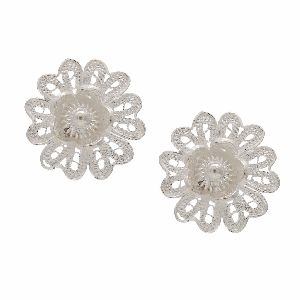 Filigree Flower Studs