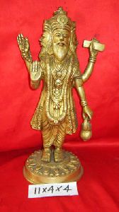 Brass Brahma Statue
