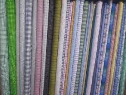Check linen shirting fabrics