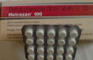 Hetrazan Diethylcarbamazine Citrate Tablets