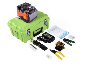 Fiber optics splicing machine