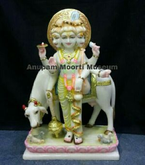 Dattatreya Marble Statue