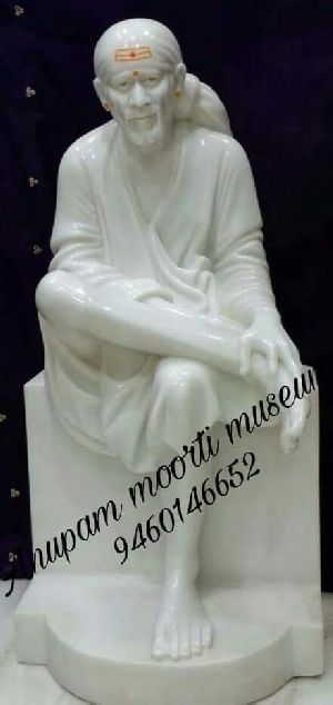 Sai Baba marble statue