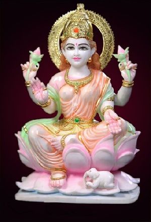 Lakshmi Mata Marble Statue