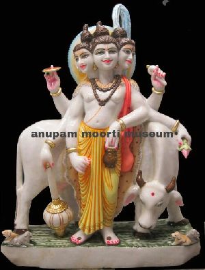 Dattatreya Marble Statue