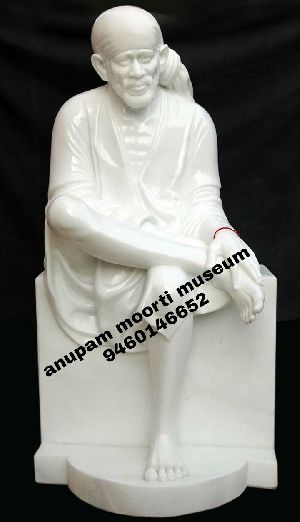 Sai Baba marble statue