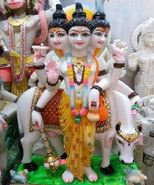 Dattatreya Marble Statue