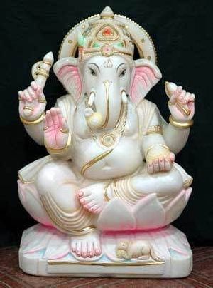 Ganesh Marble Moorti