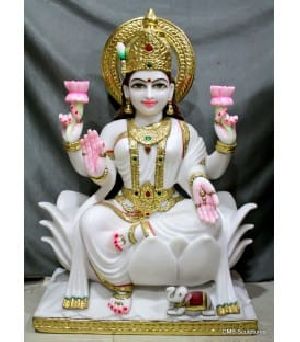 Lakshmi Mata Marble Statue
