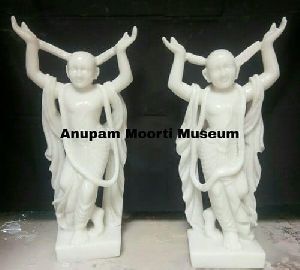 Chaitanya mahaprabhu marble statue