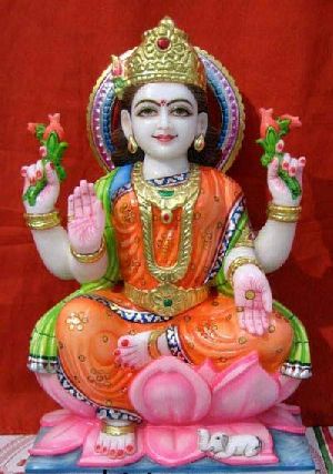 Lakshmi Mata Marble Statue