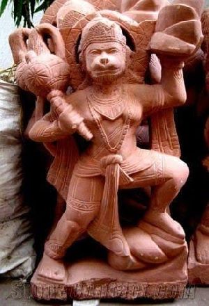 Hanuman marble statue