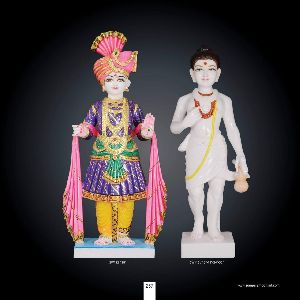 Swaminarayan marble statue