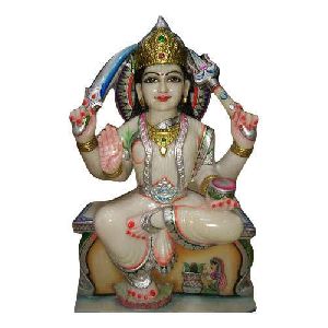 Santoshi Mata Marble Statue