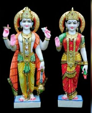 Lakshmi Narayan Marble Statue