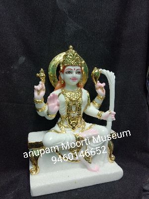 Lalitha Tripura Sundari Marble Statue