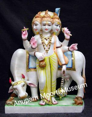 Dattatreya Marble Statue