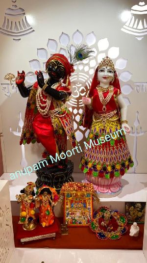 ISKCON Radha Krishna marble  statue