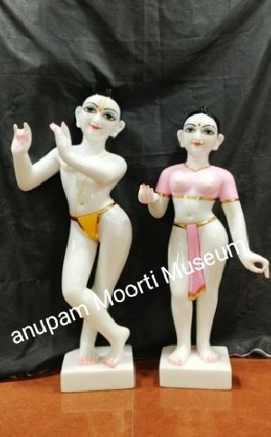 ISKCON Radha Krishna marble  statue