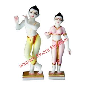 ISKCON Radha Krishna marble  statue