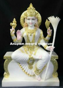 Lalitha Tripura Sundari Marble Statue