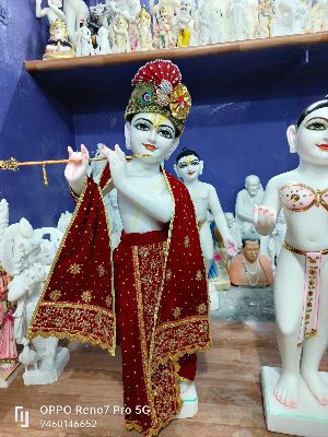 Marble Krishna Statue