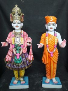 Swaminarayan marble statue