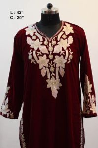 kashmiri embroidered kurtis