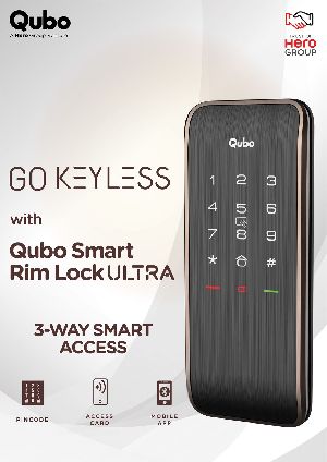 Qubo Rim Type Smart / Digital Door Lock Dealers In Ahmedabad