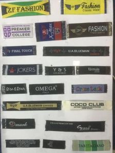 garments woven labels