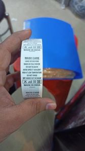 taffeta wash care labels