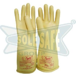 Electrical Safety Rubber Hand Gloves