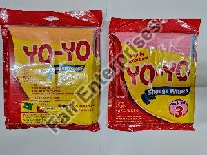 3Pcs Yo-Yo Spounge Wipes