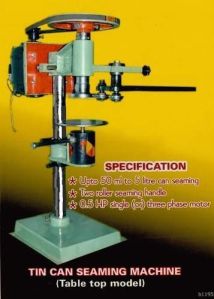 Table Tin Can Seaming Machine