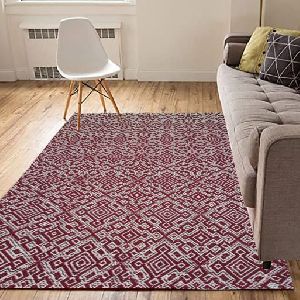 MRIC-055 Handloom Jacquard Woolen Carpet
