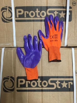Nitrile Coated Safety Gloves