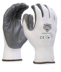 White Grey Nitrile Coated Gloves