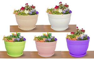 Livewell Green Plastic Flower Pot