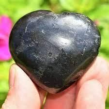 Black Tourmaline Heart Stone