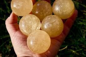 Citrine sphere Ball