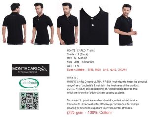 Monte carlo t-shirts