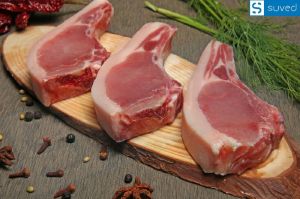 Raw Pork Cream Chop