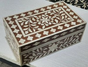 High quality bone inlay boxes and jewellery boxes Indian craft product