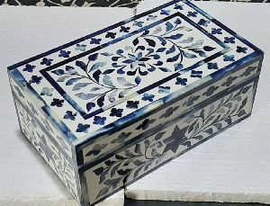 High quality colour bone inlay box and jewellery boxes Indian craft product